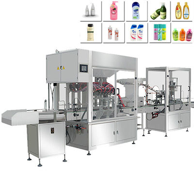 SS304 Laboratory Liquid Detergent Bottle Filling And Capping Machine