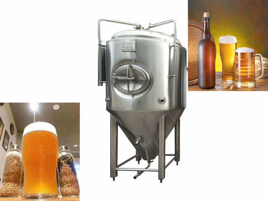PLC 500L 1000L Conical Beer Fermentation Equipment