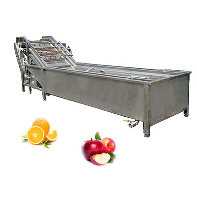 1000kg/H Stainless Steel Apple Pear Vegetable And Fruit Washing Machine