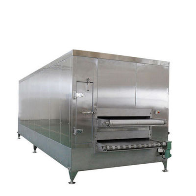 304 Stainless Steel Belt IQF Tunnel Food Freezing Machine