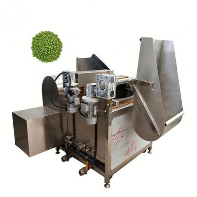 Stainless Steel Water Oil Mixed Potato Chips Frying Machine
