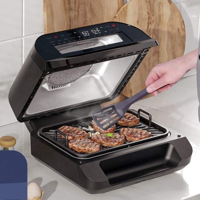 Home Smart 10l 7 In 1 Oil Free Fryer Observation Window Power Xl Air Flyer Fryer Grill