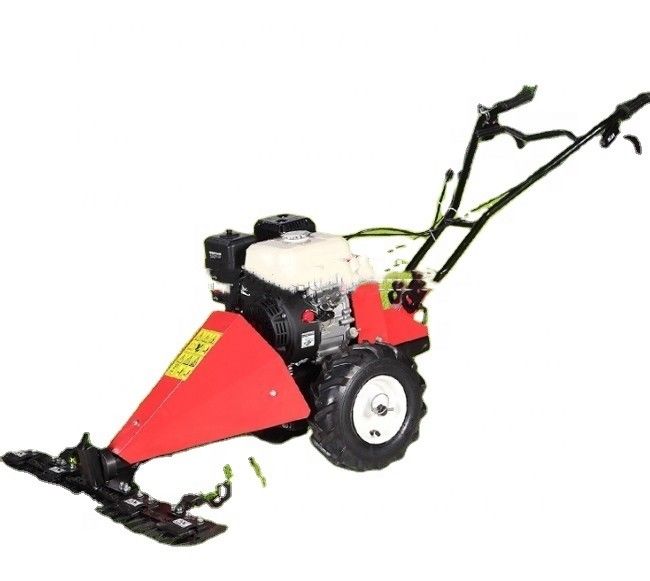 196CC Petrol Lawn Mower 1200W Gasoline Grass Cutter 3 1/4in Max Cutting Height