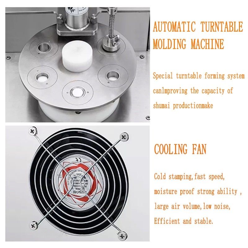 Commercial touch screen Samai machine Semi-automatic dim sum manufacturing machine round skin shuimai machine