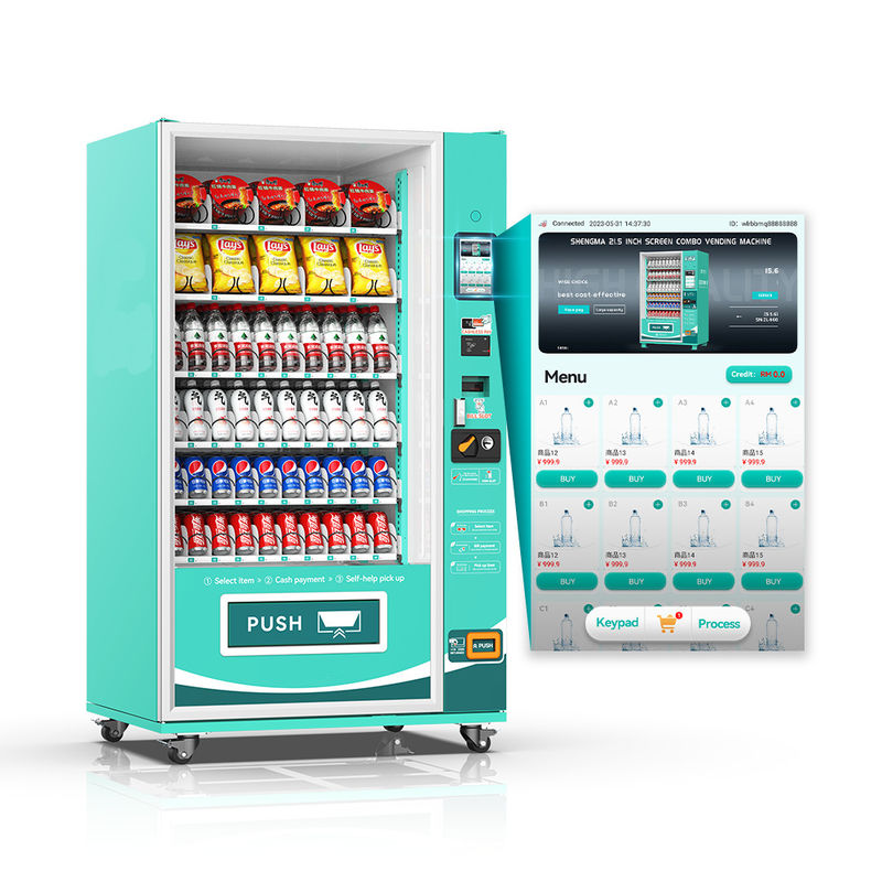 Customized Design China Bulk Vending Machines Commercial Vending Machine Touch For Foods And Drinks