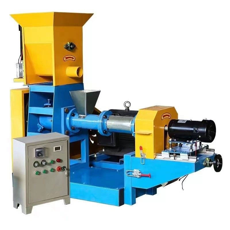 Small Automatic Large Capacity Corn Rice Wheat Grain Snack Extruder Puffing Making Machine Snack Machine