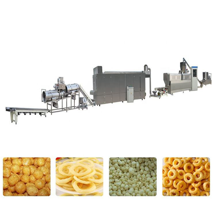 Fully Automatic Snack Production Line Food Machine within 380V/220V/110V Voltage