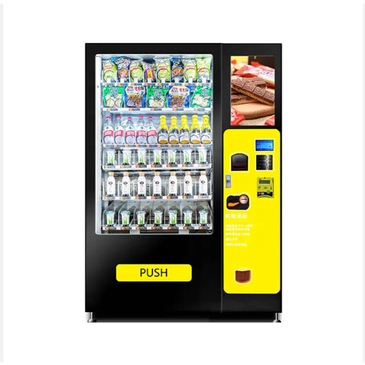 Temperature Range According To Items Inside Cold Drink Vending Machine Large Capacity