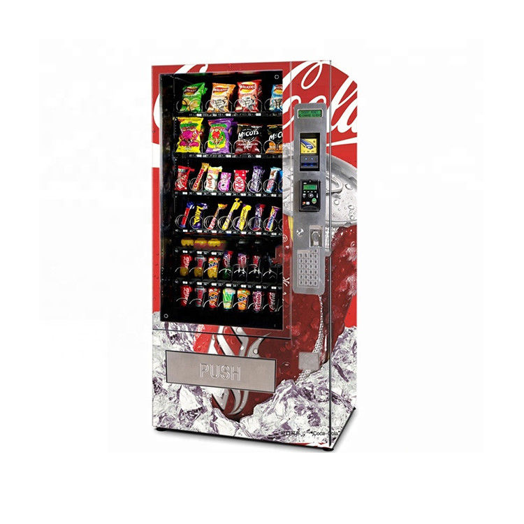 Temperature Range According To Items Inside Cold Drink Vending Machine Large Capacity