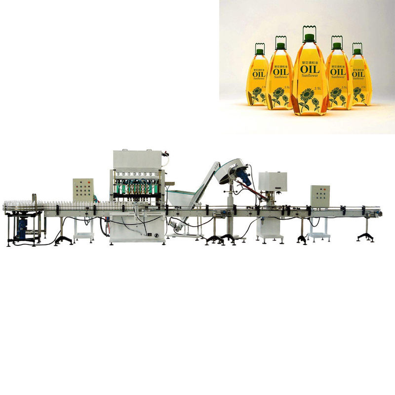 6 Heads Automatic Edible Food Oil Bottle Filling Machine