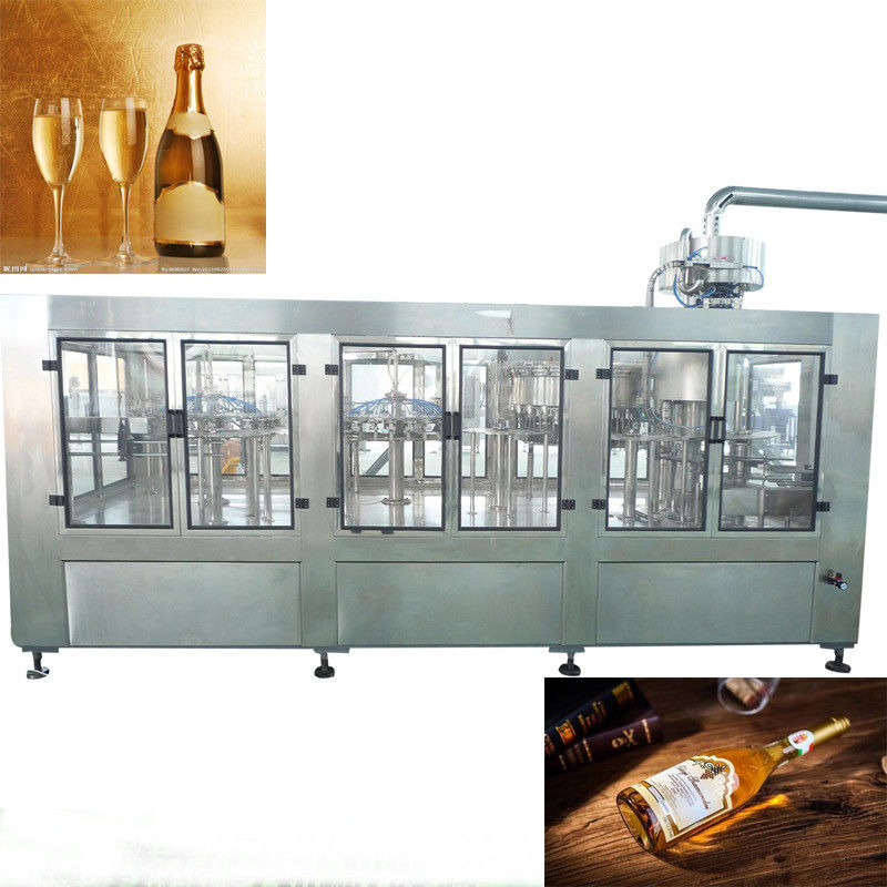 SGS ISO9001 Semi Automatic Wine Bottle Filling And Capping Machine