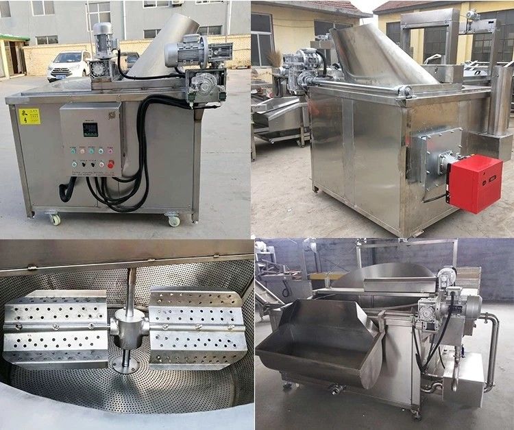 Stainless Steel Water Oil Mixed Chicken Automatic Frying Machine