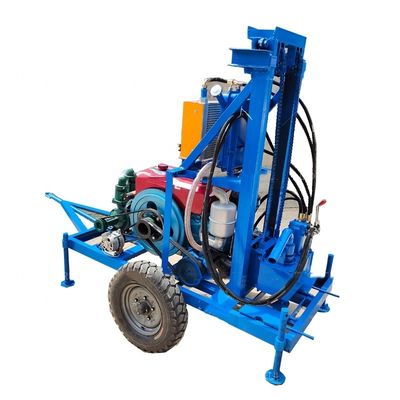 Top Drive Small Drill Rig Machine Hydraulic Water Drilling 150m Depth Disel Engine