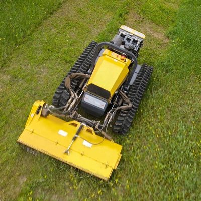 Large Remote Control Lawn Mower 4 Stroke Safety Level 55 Deg