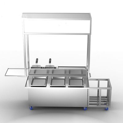 Stainless Steel Mobile Food Truck Commercial Catering Food Van